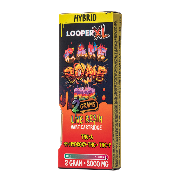 Looper XL Live Resin Cartridge 2G Cake Bomb